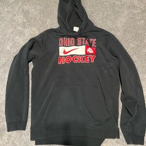 Nike Black and Red Sweatshirt Ohio State